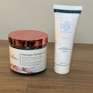 Duo Manna Kadar Champagne Charcoal Scrub with Dead Sea lotion